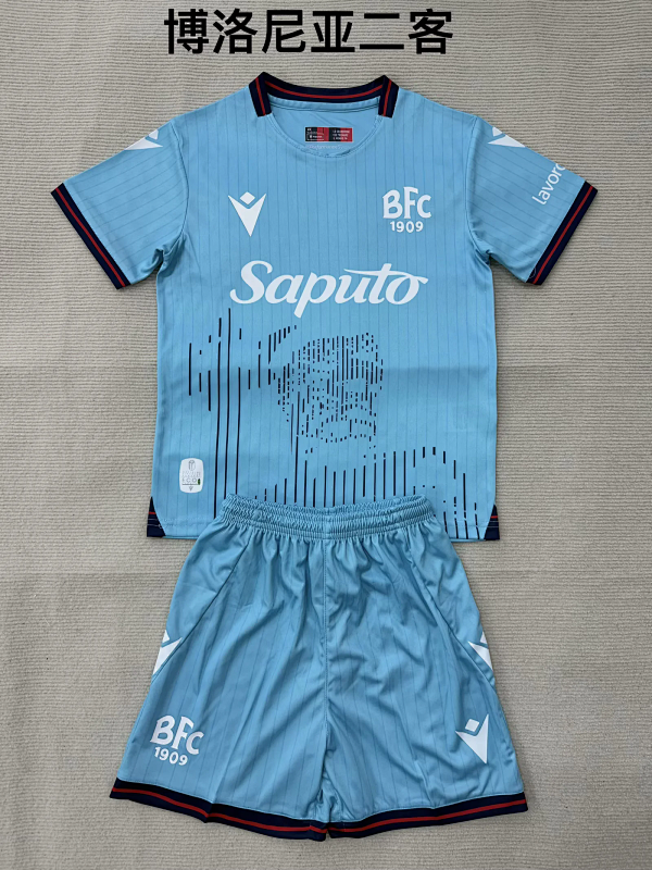 Niño_kids kit 25-26 Bologna third soccer jersey size 16-28